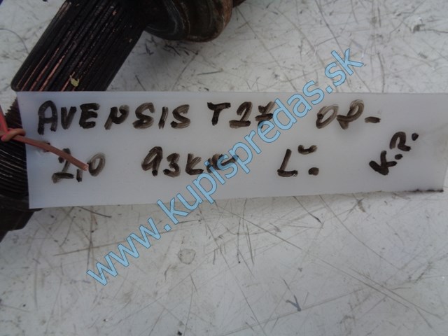 ľavá predná poloos na toyotu avensis T27 2,0D4D